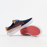 Nike SB Shane Shoes - Midnight Navy / Sail - Dark Wine - Pink Oxford thumbnail