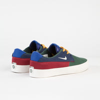 Nike SB Shane Shoes - Noble Green / Sail - Varsity Red - Navy thumbnail