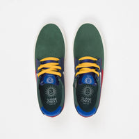 Nike SB Shane Shoes - Noble Green / Sail - Varsity Red - Navy thumbnail