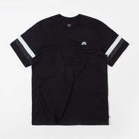 Nike SB Sleeve Stripe T-Shirt - Black / Thunder Grey thumbnail