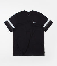 Nike SB Sleeve Stripe T-Shirt - Black / Thunder Grey