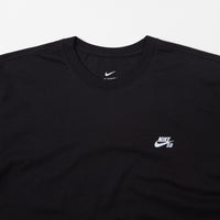 Nike SB Sleeve Stripe T-Shirt - Black / Thunder Grey thumbnail