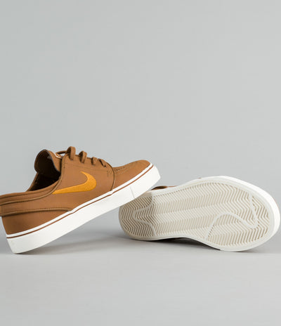 Nike SB Stefan Janoski Leather Shoes - Ale Brown / Desert Ochre - Sail