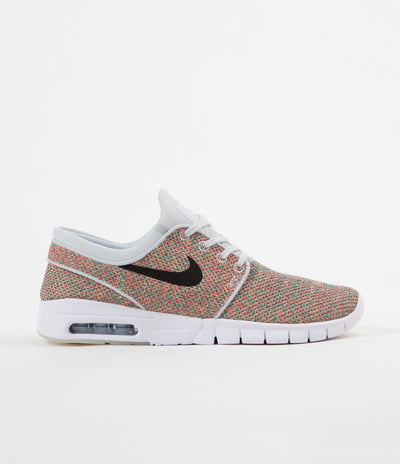 Nike SB Stefan Janoski Max Shoes - Volt / Black - Photo Blue - Racer Pink