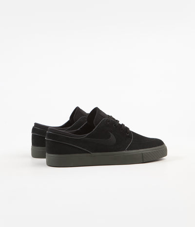 Nike SB Stefan Janoski Shoes - Black / Black - Sequoia