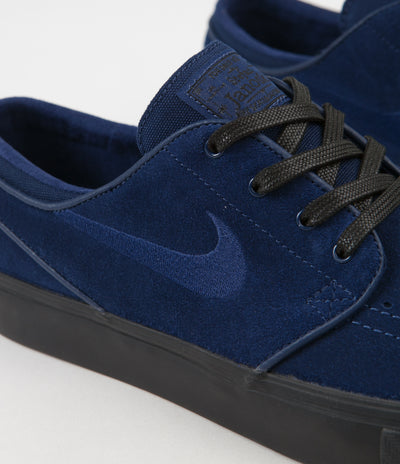 Nike SB Stefan Janoski Shoes - Blue Void / Blue Void - Black