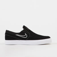 Nike SB Stefan Janoski Slip On Shoes - Black / Light Bone - White thumbnail