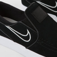 Nike SB Stefan Janoski Slip On Shoes - Black / Light Bone - White thumbnail