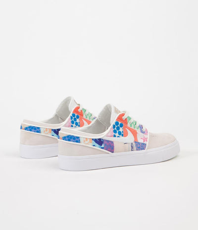 Nike SB Stefan Janoski Thomas Campbell Shoes - Sail / White - Multicolour - Metallic Gold