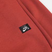 Nike SB Striped Hoodie - Team Crimson / Obsidian / Cinder Orange thumbnail