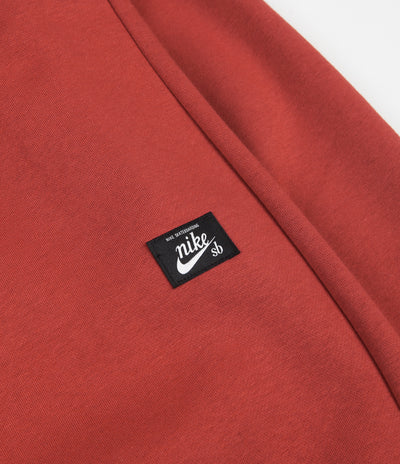 Nike SB Striped Hoodie - Team Crimson / Obsidian / Cinder Orange