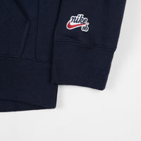 Nike SB Striped Hoodie - Obsidian / Team Crimson / Team Crimson thumbnail