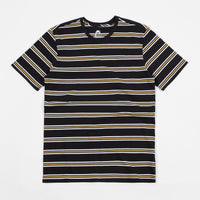 Nike SB Summer Stripe T-Shirt - Black / Black / Laser Orange thumbnail