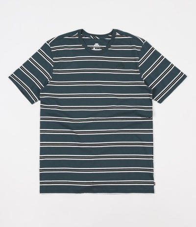 Nike SB Summer Stripe T-Shirt - Deep Jungle / Deep Jungle