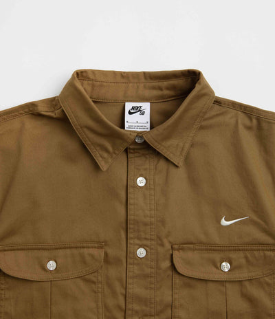 Nike SB Tanglin Short Sleeve Shirt - Ale Brown / Coconut Milk