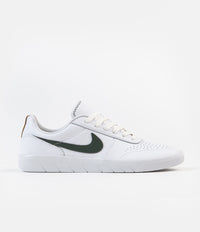 Nike SB Team Classic Premium Shoes - White / Galactic Jade - Desert Oc ...