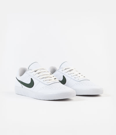 Nike SB Team Classic Premium Shoes - White / Galactic Jade - Desert Ochre - White