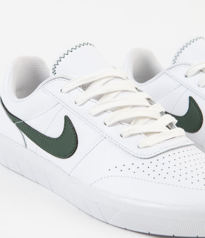 Nike SB Team Classic Premium Shoes - White / Galactic Jade - Desert Ochre - White