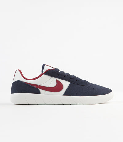 Nike SB Team Classic Shoes - Obsidian / Team Red - Summit White