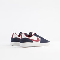 Nike SB Team Classic Shoes - Obsidian / Team Red - Summit White thumbnail