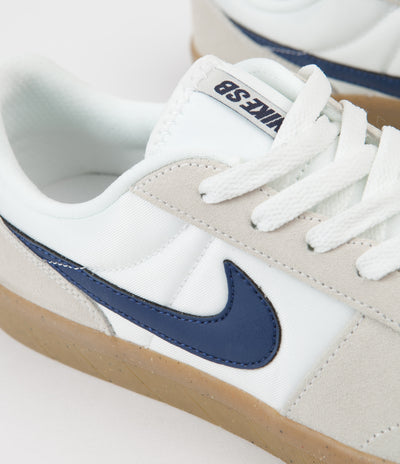 Nike SB Team Classic Shoes - Summit White / Blue Void - White