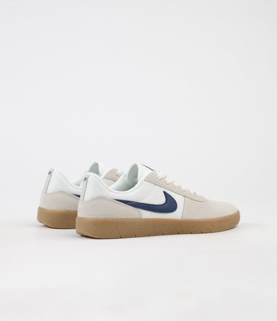 Nike SB Team Classic Shoes - Summit White / Blue Void - White