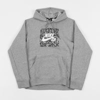 Nike SB Triangle GFX Hoodie - Dark Grey Heather / Summit White thumbnail