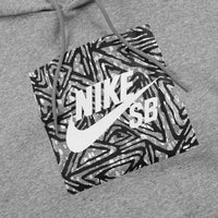 Nike SB Triangle GFX Hoodie - Dark Grey Heather / Summit White thumbnail