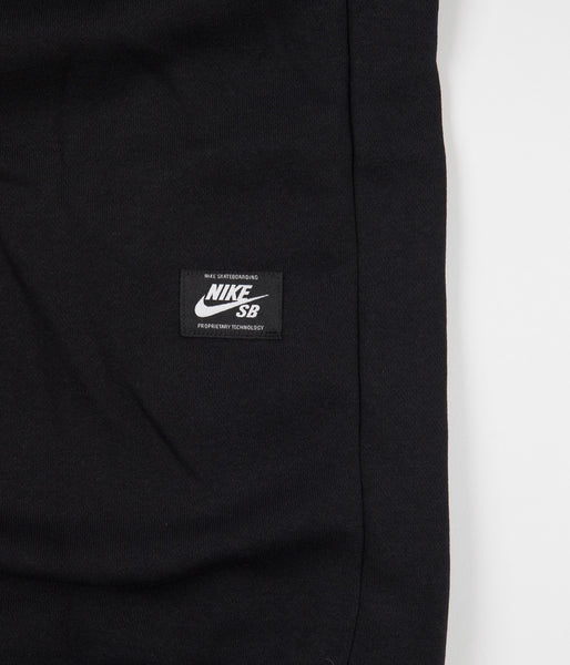 Nike SB Truck Fleece Hoodie - Black / White | Flatspot