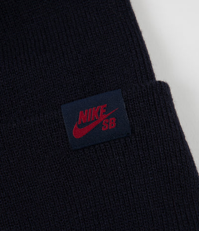 Nike SB Utility Skate Beanie - Obsidian / Team Red