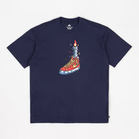 Nike SB Waxed T-Shirt - Midnight Navy thumbnail