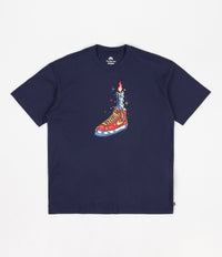 Nike SB Waxed T-Shirt - Midnight Navy