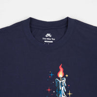 Nike SB Waxed T-Shirt - Midnight Navy thumbnail