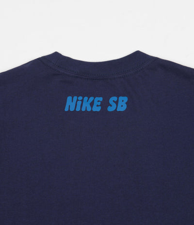 Nike SB Waxed T-Shirt - Midnight Navy