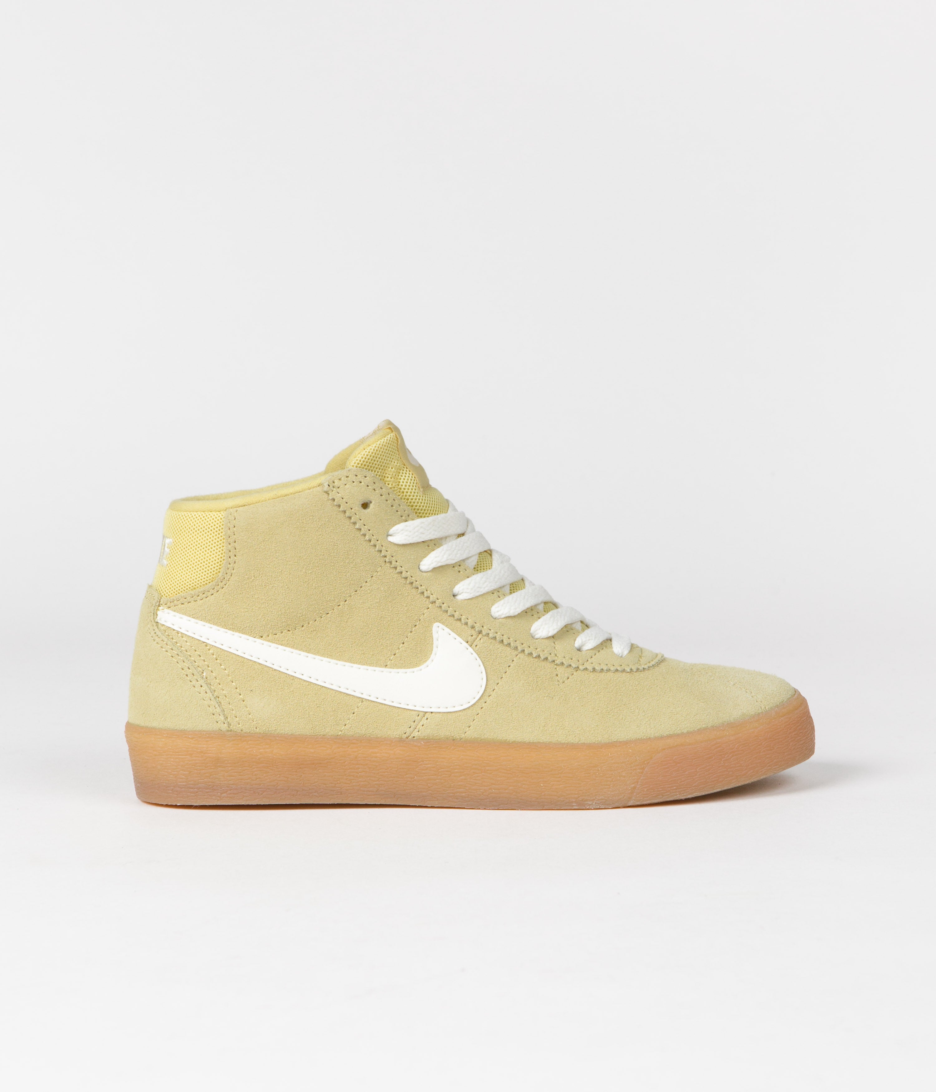 Nike SB Womens Bruin High Shoes - Black / White - Gum Light Brown