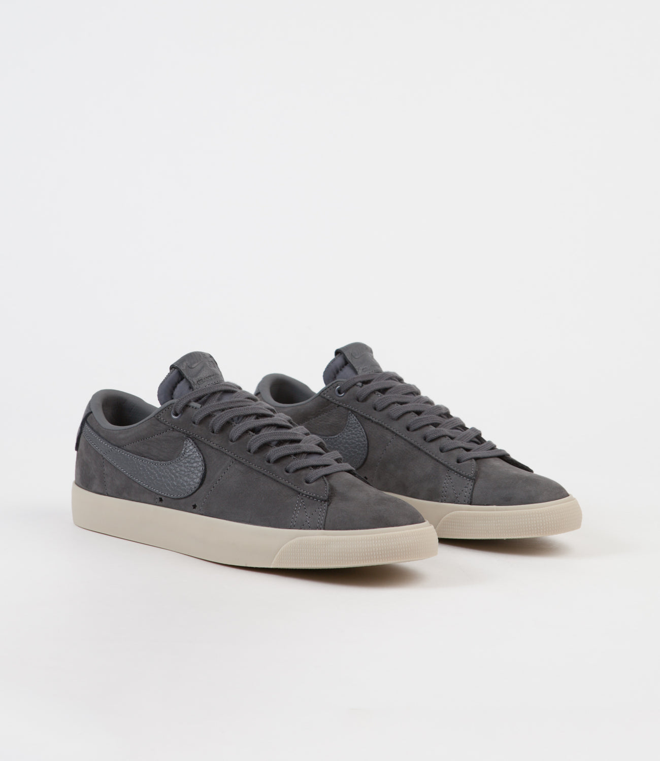 Nike SB x Anti Hero Blazer Low QS Shoes - Dark Grey / Dark Grey