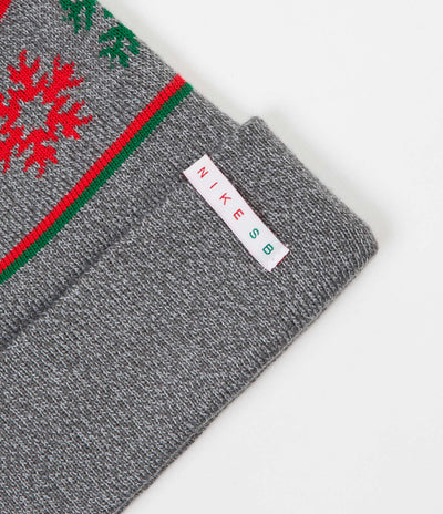 Nike SB x Concepts Beanie - Cool Grey / Pine Green / University Red