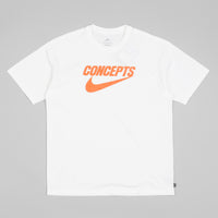 Nike SB x Concepts T-Shirt - White / Orange thumbnail