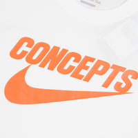 Nike SB x Concepts T-Shirt - White / Orange thumbnail