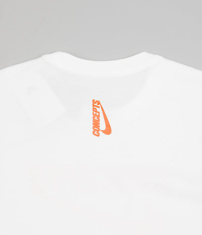 Nike SB x Concepts T-Shirt - White / Orange