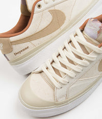 Nike SB x Doyenne Blazer Low Shoes - Coconut Milk / Rattan