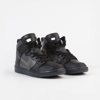 Nike SB x FPAR Dunk High Pro Premium Shoes - Black / Dark Grey - Black thumbnail