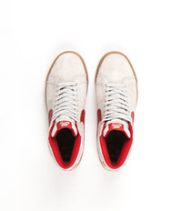 Nike SB x FTC Blazer Mid QS Shoes - Light Bone / Brickhouse - Gum