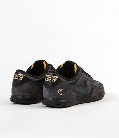 Nike SB X FTC Lunar FC Shoes - Black / Anthracite - Metallic Gold