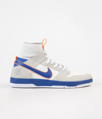 Nike SB x Medicom Dunk High Elite QS Shoes - White / College Blue - White - Gold Post