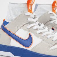 Nike SB x Medicom Dunk High Elite QS Shoes - White / College Blue - White - Gold Post thumbnail