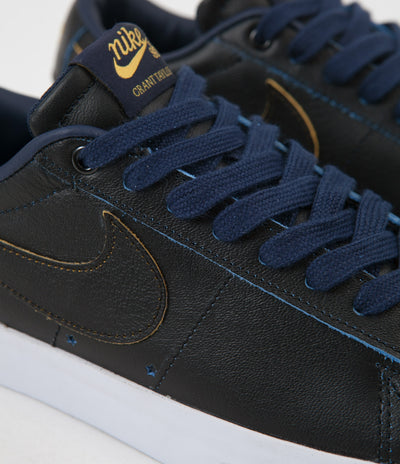 Nike SB x NBA Blazer Low GT Shoes - Black / Black - Amarillo - Coast