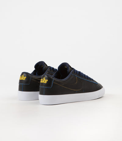 Nike SB x NBA Blazer Low GT Shoes - Black / Black - Amarillo - Coast