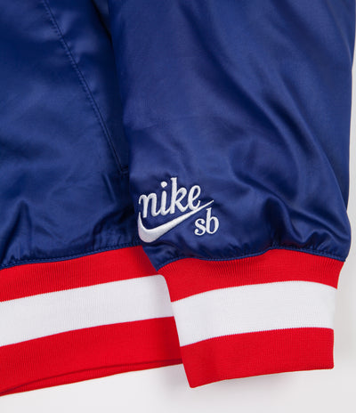 Nike SB x NBA Bomber Jacket - Deep Royal Blue / White