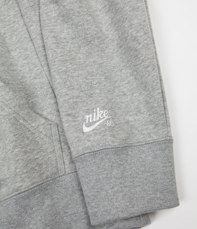 Nike SB x NBA Icon Hoodie - Dark Grey Heather / White